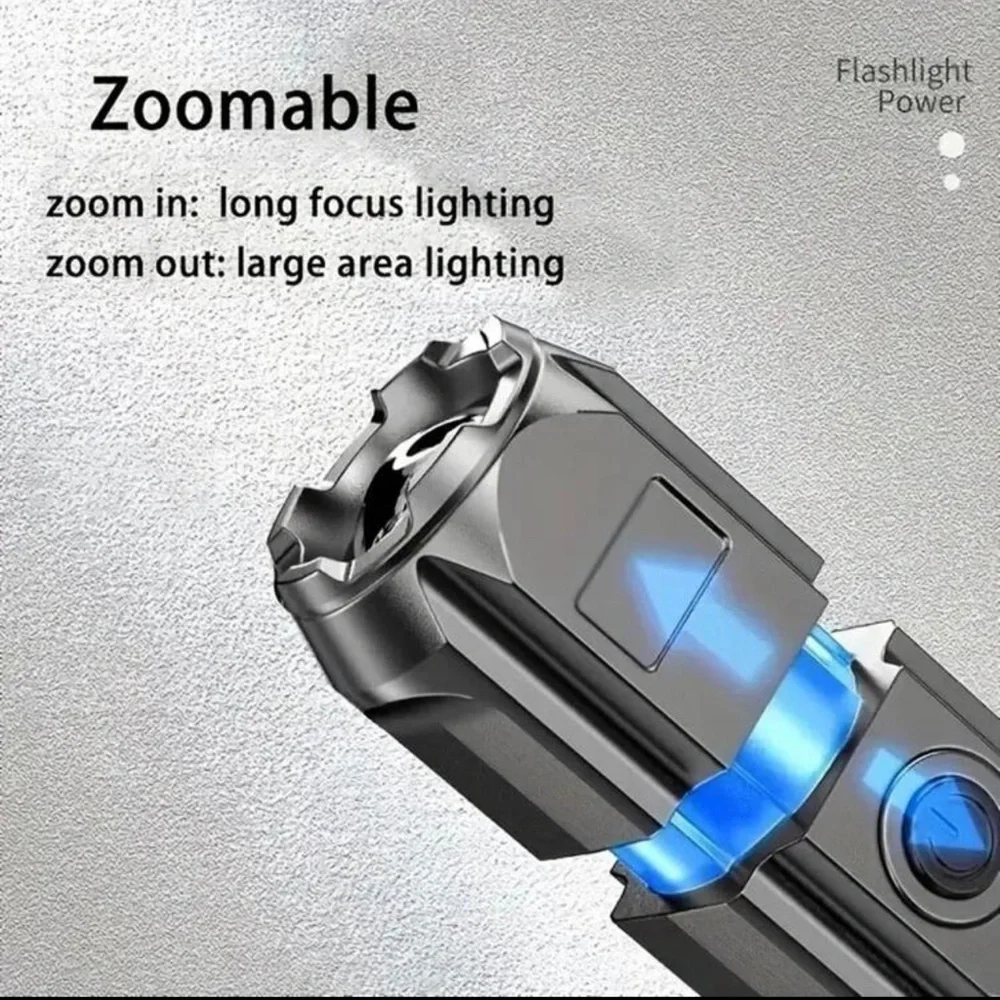 Waterproof Rechargeable Flashlight - Picture 6 of 8